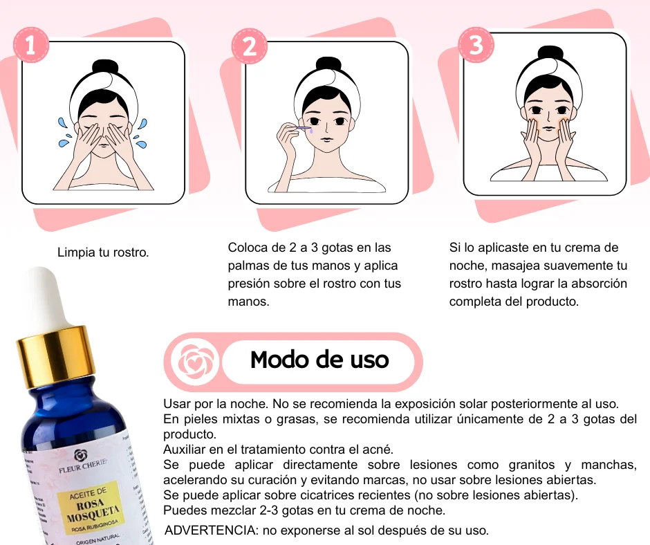 Aceite de Rosa Mosqueta prensado en frío